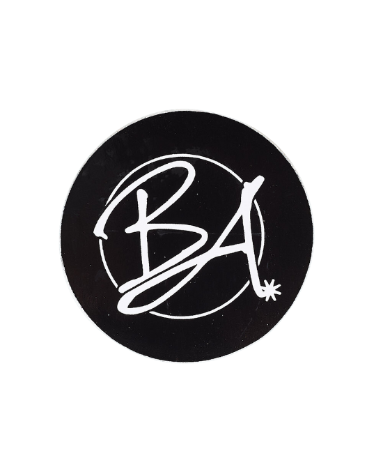 BA 2 Round Sticker