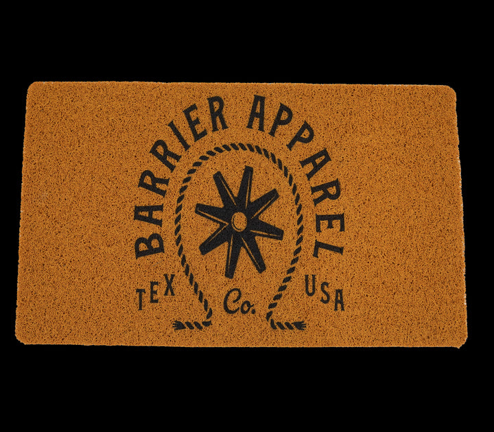 Brown and Black Barrier Apparel Doormat